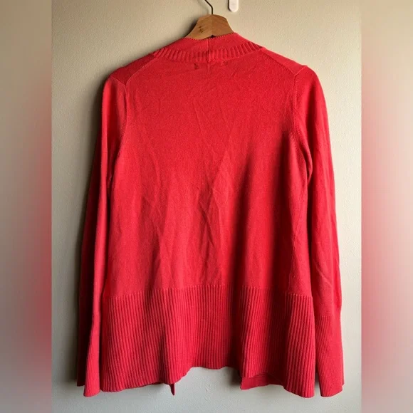 Banana Republic Open-Front Cardigan in Coral - Picture 5 of 5